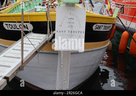 Saint-Tropez France - 17 mai 2023, à l'aube de ces 465th Bravades sur 16 mai, 17 et 18, plusieurs moments marqueront ces derniers jours. La promenade des Yoyes le dimanche marquera une dernière étape. Crédit Ilona Barna BIPHOTONEWS, Alamy Live News Banque D'Images