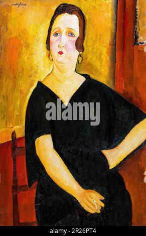La célèbre peinture de Madame Amedeo Modigliani. Banque D'Images