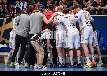 Paris, France. 17th mai 2023. Équipe de Kiel pendant la Ligue des champions de l'EHF, quart de finale, match de handball de 2nd jambes entre Paris Saint-Germain et THW Kiel sur 17 mai 2023 au stade Pierre de Coubertin à Paris, France - photo Matthieu Mirville/DPPI crédit: DPPI Media/Alay Live News Banque D'Images