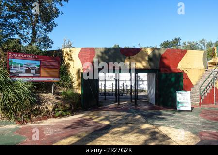 Les emplacements de canons n° 2 situés sur le North Head du port de Sydney en Australie Banque D'Images