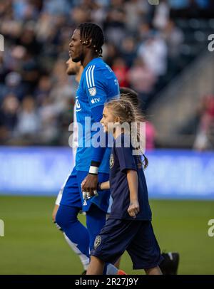 Chester, États-Unis, 17 mai 2023 Andre Blake (18 Union) pendant le match de football de la ligue majeure entre Philadelphie Union et Orlando City SC à DC United à Chester, PA (Georgia Soares/SPP) Credit: SPP Sport Press photo. /Alamy Live News Banque D'Images