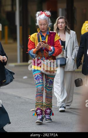 Sydney, Australie. 17th mai 2023. Jour 3 de la semaine australienne de la mode Afterpay à Carriageworks, Eveleigh. Photo : Sarah Jane Adams. Credit: Richard Milnes/Alamy Live News Banque D'Images