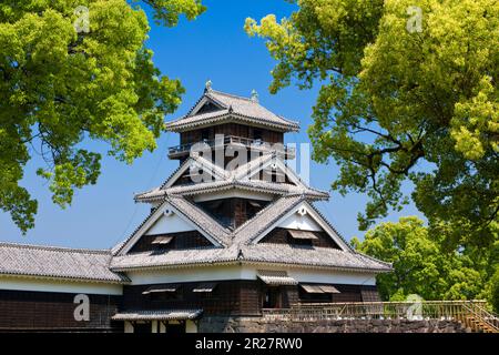 Tourelle UTO du château de Kumamoto Banque D'Images