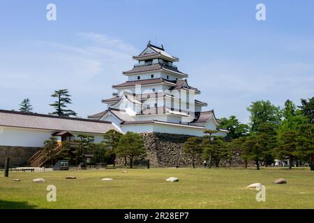 Château de Tsurugajo à Aizuwakamatsu Banque D'Images