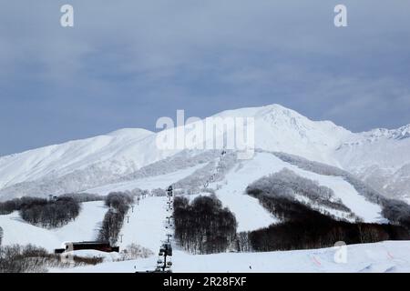 Station de ski de la préfecture d'Akita Tazawa Lake Banque D'Images