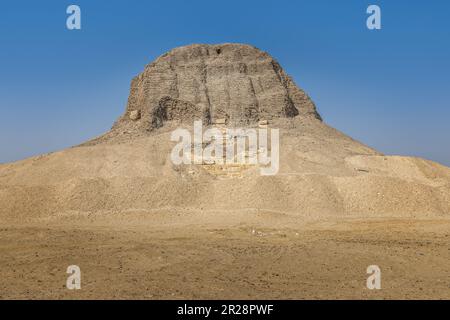 La Pyramide El Lahun à Fayoum en Égypte Banque D'Images