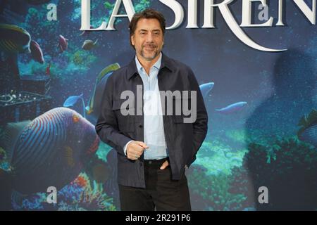 Madrid, Espagne. 18th mai 2023. L'acteur Javier Bardem à photocall pour le premier film 'la sirenita' à Madrid le jeudi 18 mai 2023. Javier Bardem presenta su nueva pelicula la Sirenita en Madrid crédit: CORDON PRESSE/Alay Live News Banque D'Images