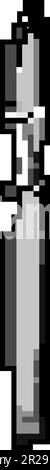 lame scalpel chirurgie jeu pixel art vecteur illustration Illustration de Vecteur
