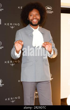 Cannes, Frankreich. 18th mai 2023. Jeremy O. Harris beim Kering 'Women in Motion' Talk auf dem Festival de Cannes 20223/76. Internationale Filmfestspiele von Cannes im Majestic Hotel. Cannes, 18.05.2023 crédit: Geisler-Fotopress GmbH/Alay Live News Banque D'Images