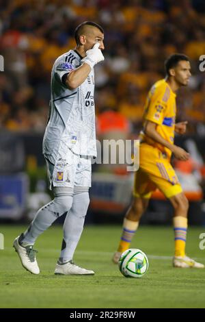 Monterrey Estádio Universitário, Mexique. , . Demi-pied 1st de la Liga BBVA MX Clausura 2023 entre UANL Tigres et Monterrey Rayados. Crédit : PX Images/Alamy Live News Banque D'Images