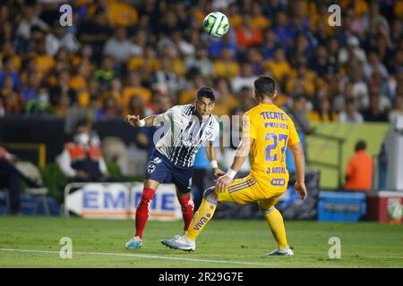 Monterrey Estádio Universitário, Mexique. , . Demi-pied 1st de la Liga BBVA MX Clausura 2023 entre UANL Tigres et Monterrey Rayados. Crédit : PX Images/Alamy Live News Banque D'Images