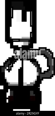 machine à café à gouttes syphon, illustration vectorielle de l'art des pixels de jeu Illustration de Vecteur