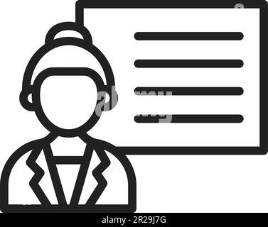 Image vectorielle de l'icône d'apprentissage. Adapté aux applications Web mobiles et aux supports d'impression. Illustration de Vecteur