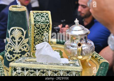 Mariage marocain. Henné nuit dans le mariage marocain Banque D'Images