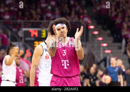 Bonn, Allemagne. 17th mai 2023. Tyson WARD (BON, mi.), claquement, malheureux. Dans le jeu: Score final 94:63, basket-ball 1st Bundesliga/Telekom paniers Bonn-NINERS Chemnitz/BON vs CHE/Playoffs quarterfinales 1st, dans le TELEKOMDOME, on 17 mai 2023 Credit: dpa/Alay Live News Banque D'Images