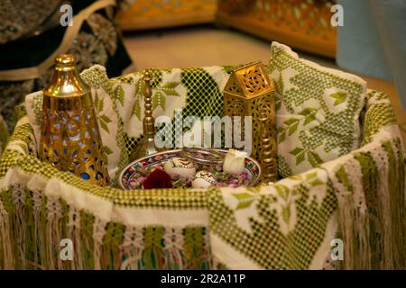 Mariage marocain. Henné nuit dans le mariage marocain Banque D'Images