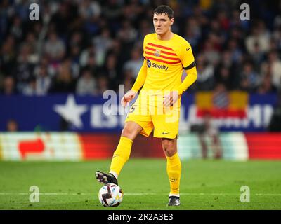 Barcelone, Espagne. 14th mai 2023. Andreas Christensen FC Barcelone lors du match de la Liga entre le RCD Espanyol et le FC Barcelone, a joué au stade RCDE sur 14 mai à Barcelone, Espagne. (Photo de Sergio Ruiz/PRESSIN) Credit: PRESSINPHOTO SPORTS AGENCY/Alay Live News Banque D'Images