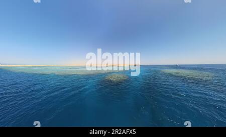 La pointe la plus au sud de la péninsule du Sinaï, Mer Rouge, Égypte Banque D'Images