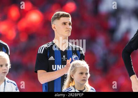 Copenhague, Danemark. 18th mai 2023. Elias Jelert, du FC Copenhagen, vu lors de la finale de la coupe danoise entre Aalborg Boldklub et le FC Copenhagen à Parken à Copenhague. (Crédit photo : Gonzales photo/Alamy Live News Banque D'Images
