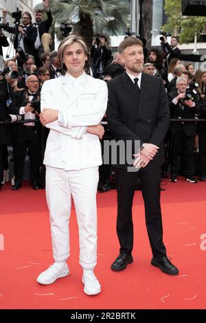 Cannes, France. 19th mai 2023. Orelsan et Matthieu le Carpentier aka Skread assistent à l'Indiana Jones et au défilé du destin lors du festival annuel de Cannes 76th au Palais des Festivals sur 18 mai 2023 à Cannes, France. Photo de David Niviere/ABACAPRESS.COM crédit: Abaca Press/Alay Live News Banque D'Images