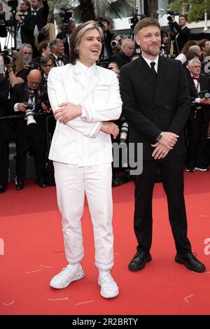 Cannes, France. 19th mai 2023. Orelsan et Matthieu le Carpentier aka Skread assistent à l'Indiana Jones et au défilé du destin lors du festival annuel de Cannes 76th au Palais des Festivals sur 18 mai 2023 à Cannes, France. Photo de David Niviere/ABACAPRESS.COM crédit: Abaca Press/Alay Live News Banque D'Images