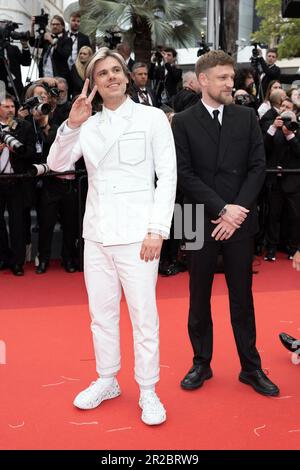 Cannes, France. 19th mai 2023. Orelsan et Matthieu le Carpentier aka Skread assistent à l'Indiana Jones et au défilé du destin lors du festival annuel de Cannes 76th au Palais des Festivals sur 18 mai 2023 à Cannes, France. Photo de David Niviere/ABACAPRESS.COM crédit: Abaca Press/Alay Live News Banque D'Images