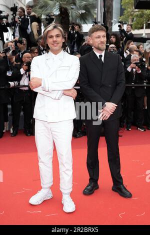 Cannes, France. 19th mai 2023. Orelsan et Matthieu le Carpentier aka Skread assistent à l'Indiana Jones et au défilé du destin lors du festival annuel de Cannes 76th au Palais des Festivals sur 18 mai 2023 à Cannes, France. Photo de David Niviere/ABACAPRESS.COM crédit: Abaca Press/Alay Live News Banque D'Images