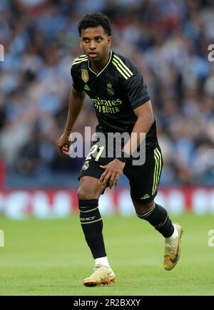 Etihad Stadium, Manchester, Royaume-Uni. 17th mai 2023. Champions League football, demi-finale deuxième jambe, Manchester City versus Real Madrid ; Rodrygo of Real Madrid crédit : action plus Sports/Alay Live News Banque D'Images