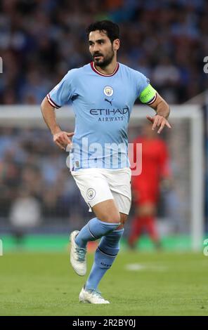 Etihad Stadium, Manchester, Royaume-Uni. 17th mai 2023. Champions League football, demi-finale deuxième jambe, Manchester City versus Real Madrid ; Ilkay Gundogan de Manchester City crédit: Action plus Sports/Alay Live News Banque D'Images