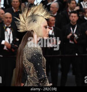 18 mai 2023, Cannes, Côte d'Azur, France: BILAL HASSANI participe à la projection de 'Indiana Jones et le cadran du destin' lors du Festival annuel de Cannes 76th au Palais des Festivals sur 17 mai 2023 à Cannes, France (Credit image: © Mickael Chavet/ZUMA Press Wire) USAGE ÉDITORIAL EXCLUSIF! Non destiné À un usage commercial ! Banque D'Images