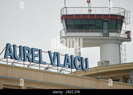 Bucarest, Roumanie. 18th mai 2023 : aéroport international de Bucarest Baneasa 'Aurel Vlaicu'. La compagnie aérienne italienne AeroItalia commencera ses vols en Roumanie sur 2 juin avec un premier vol sur la route Bucarest Baneasa 'Aurel Vlaicu' aéroport international - Rome–Fiumicino aéroport international 'Leonardo da Vinci'. Credit: Lucien Alecu/Alamy Live News Banque D'Images