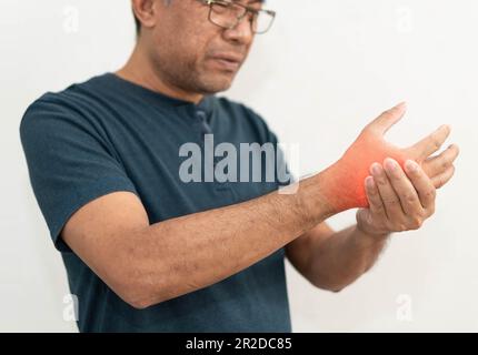 Un homme distal syndrome de Guillain-Barré (DGBS), qui se présente habituellement avec une participation principalement motrice, et est indiscernable de celui trouvé dans Banque D'Images