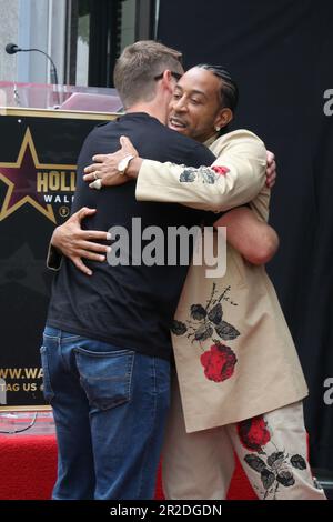 LOS ANGELES - 18 MAI : Cody Walker, Chris Bridges alias Ludacris à la cérémonie des étoiles de Ludacris sur le Hollywood Walk of Fame sur 18 mai 2023 à Los Angeles, CA Banque D'Images