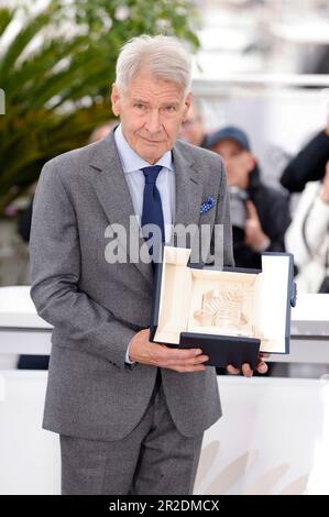 Cannes, Frankreich. 19th mai 2023. Harrison Ford beim Photocall zum Kinofilm 'Indiana Jones et le cadran de Destiny/Indiana Jones und das Rad des Schicksals' auf dem Festival de Cannes 2023/76. Internationale Filmfestspiele von Cannes am Palais des Festivals. Cannes, 19.05.2023 crédit: Geisler-Fotopress GmbH/Alay Live News Banque D'Images