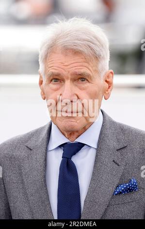 Cannes, Frankreich. 19th mai 2023. Harrison Ford beim Photocall zum Kinofilm 'Indiana Jones et le cadran de Destiny/Indiana Jones und das Rad des Schicksals' auf dem Festival de Cannes 2023/76. Internationale Filmfestspiele von Cannes am Palais des Festivals. Cannes, 19.05.2023 crédit: Geisler-Fotopress GmbH/Alay Live News Banque D'Images