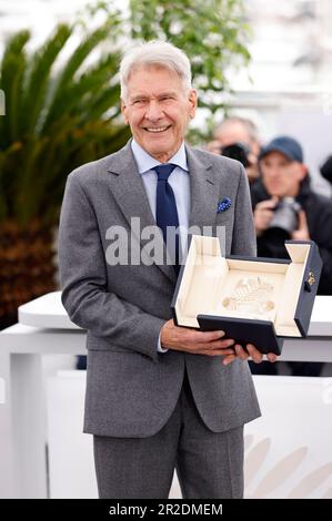 Cannes, Frankreich. 19th mai 2023. Harrison Ford beim Photocall zum Kinofilm 'Indiana Jones et le cadran de Destiny/Indiana Jones und das Rad des Schicksals' auf dem Festival de Cannes 2023/76. Internationale Filmfestspiele von Cannes am Palais des Festivals. Cannes, 19.05.2023 crédit: Geisler-Fotopress GmbH/Alay Live News Banque D'Images