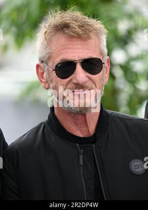 Cannes, France. 19th mai 2023. Cannes, France. 19 mai 2023 Sean Penn au photocall for Black Flies, dans le cadre du Festival de Cannes 76th, Palais des Festivals. Crédit : Doug Peters/Alamy Live News Banque D'Images