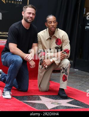 Los Angeles, États-Unis. 18th mai 2023. LOS ANGELES - MAI 18: Cody Walker, Chris Bridges alias Ludacris à la cérémonie des étoiles de Ludacris sur le Hollywood Walk of Fame sur 18 mai 2023 à Los Angeles, CA (photo par Katrina Jordanie/Sipa USA) crédit: SIPA USA/Alay Live News Banque D'Images