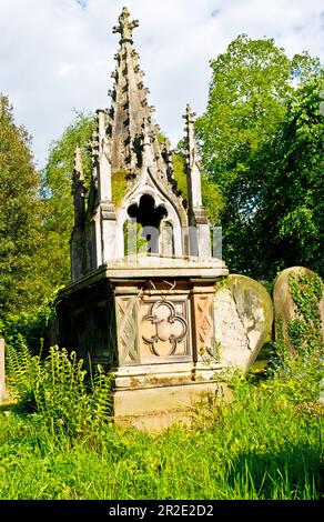 Cimetière de York, Cemetery Road, York, Yorkshire, Angleterre Banque D'Images