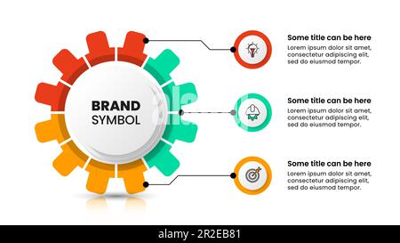 Modèle d'infographie avec icônes et 3 options ou étapes. Vitesse. Peut être utilisé pour la mise en page de flux de travail, le diagramme, la bannière, la conception Web. Illustration vectorielle Illustration de Vecteur
