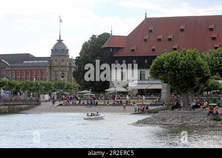 Bâtiment du Conseil, Constance, Lac de Constance, Bade-Wurtemberg, Allemagne Banque D'Images