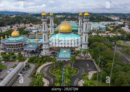 Antenne de la mosquée Jame'ASR Hassan Bolkia, Gadong B, Bandar Seri Begawan, district de Brunei-Muara, Brunei, Asie Banque D'Images