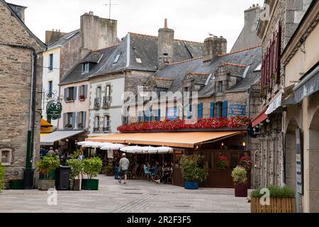 Centre de la vieille ville médiévale de ville Fermer, Concarneau, arrondissement Quimper, Département Finistère, Bretagne, France, Europe Banque D'Images