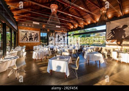 Restaurant Tokara Wine Estate, Stellenbosch, Cape Winelands, Afrique du Sud, Afrique Banque D'Images