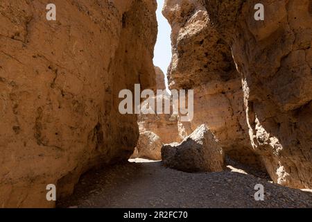 Sesriem Canyon, conglomérite rock, C19, Sesriem, Namibie Banque D'Images