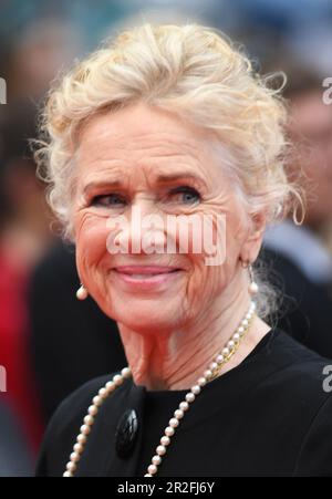 Cannes, France. 19th mai 2023. L'actrice norvégienne Liv Ullmann assiste à la première du nouveau garçon au Festival de Cannes 76th au Palais des Festivals de Cannes, France, vendredi, 19 mai 2023. Photo de Rune Hellestad/ Credit: UPI/Alay Live News Banque D'Images