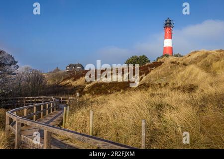 Phare de Hörnum, Sylt, Schleswig-Holstein, Allemagne Banque D'Images