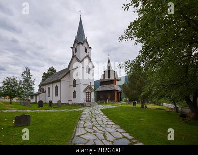 Église de Torpo Stave et Nouvelle Église de 1880 à Hallingdal, municipalité d'Al, Buskerud, Norvège, Europe Banque D'Images