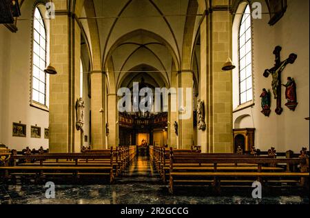 Dans l'église abbatiale du monastère de Kamp à Kamp-Lintfort, Basse-Rhin; Rhénanie-du-Nord-Westphalie, Allemagne Banque D'Images