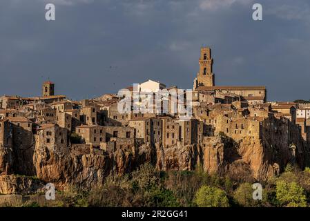 Pitigliano, province de Grosseto, Maremme, Toscane, Italie, Europe Banque D'Images